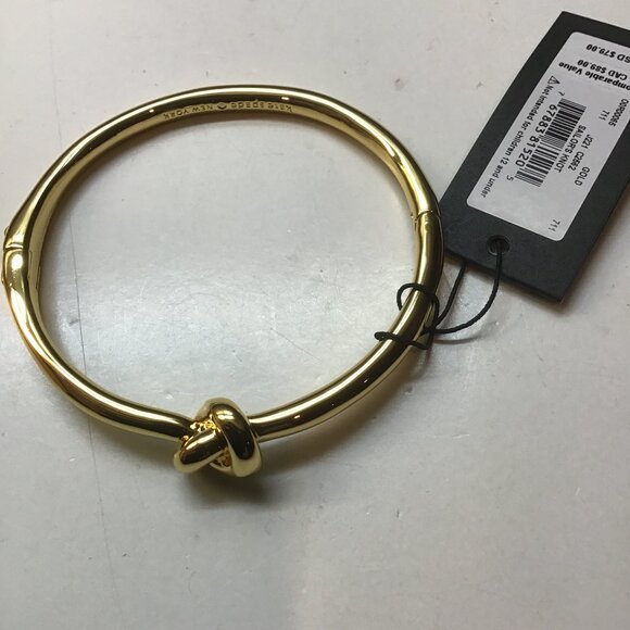 Kate Spade New Gold Hinged Knot Bracelet - Picture 1 of 2